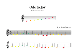 Book cover for Beethoven - Ode to Joy (for Boomwhackers)