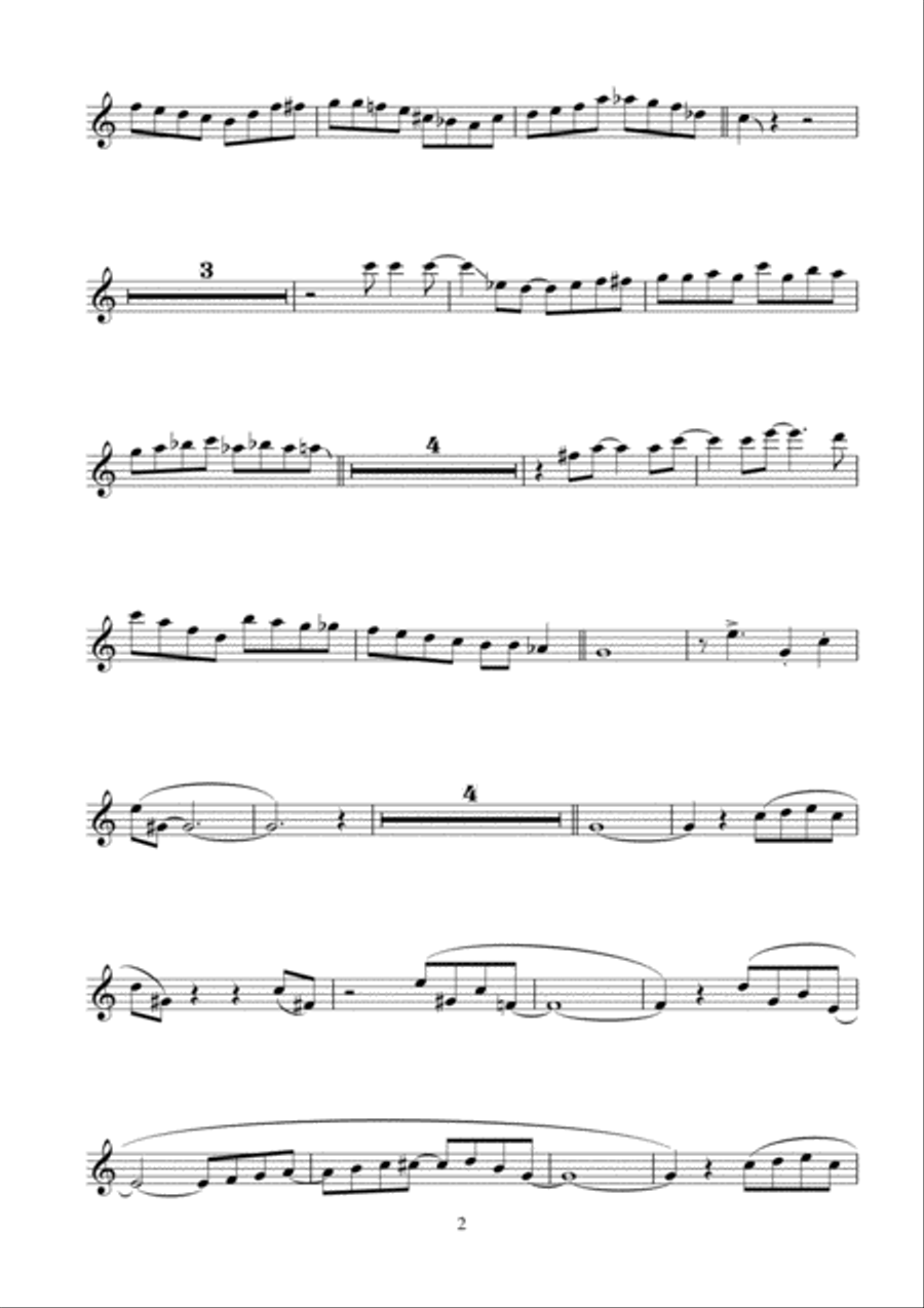 Take The 'A' Train Flute Solo scores gallery preview page 2
