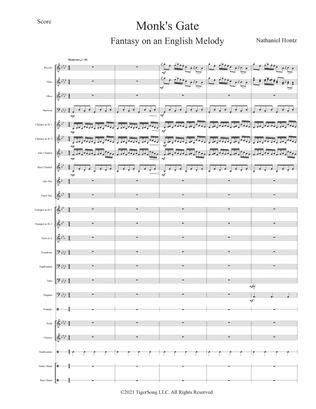 Monk's Gate: Fantasy on an English Melody (for Concert Band)