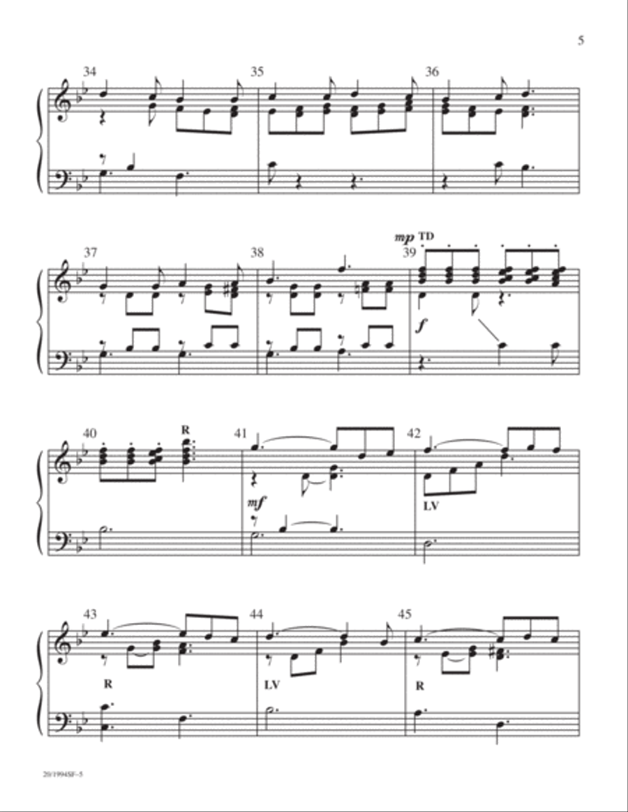Good Christian Friends, Rejoice 3-Octaves scores gallery preview page 5