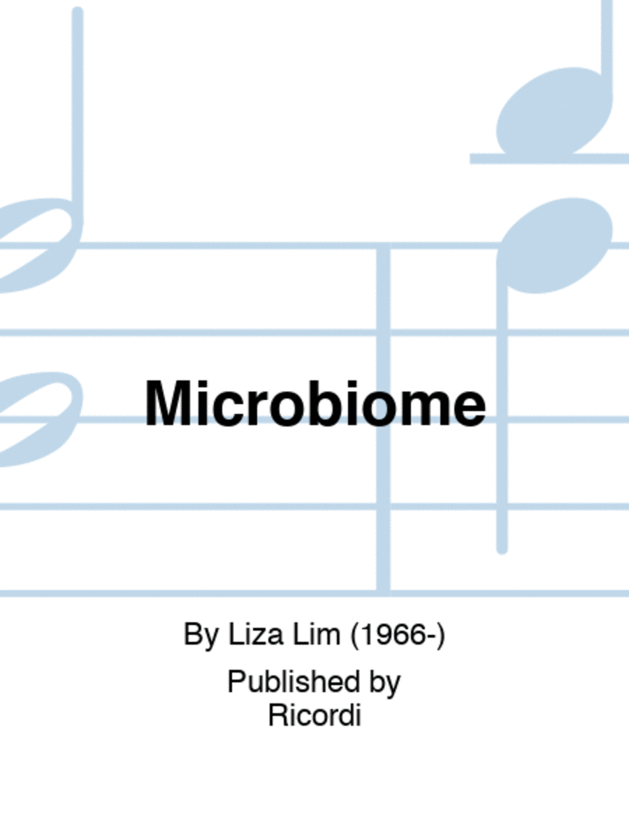Microbiome Bass Clarinet scores gallery preview page 1