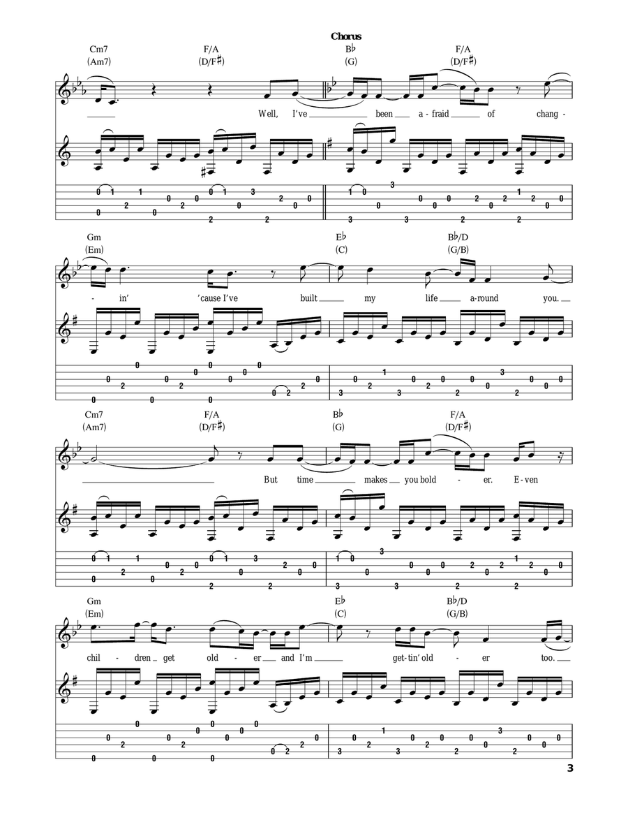 Landslide Acoustic Guitar scores gallery preview page 3