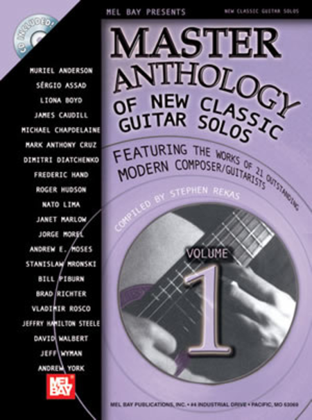 Master Anthology of New Classic Guitar Solos, Volume 1