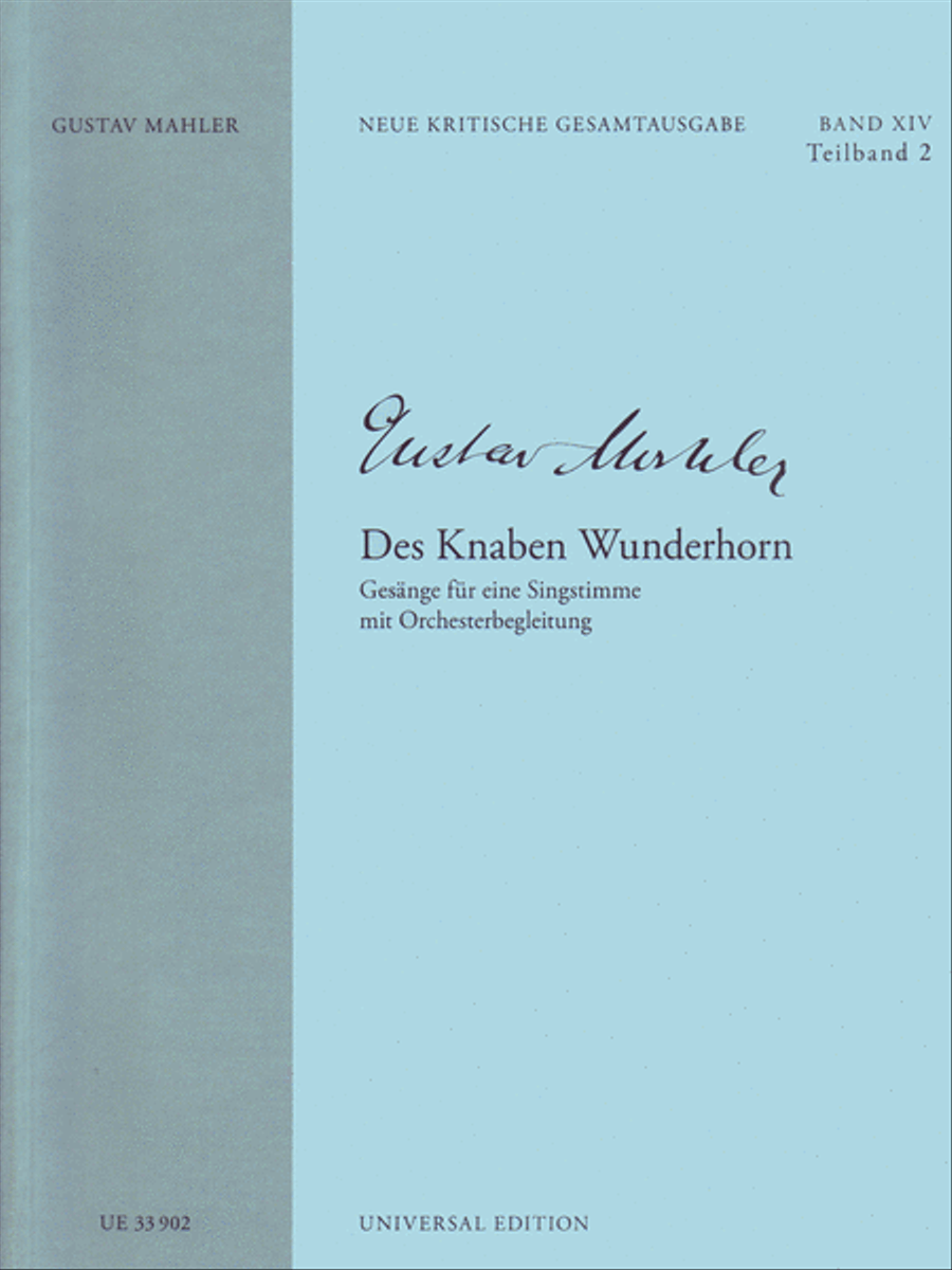 Des Knaben Wunderhorn Orchestra scores gallery preview page 1