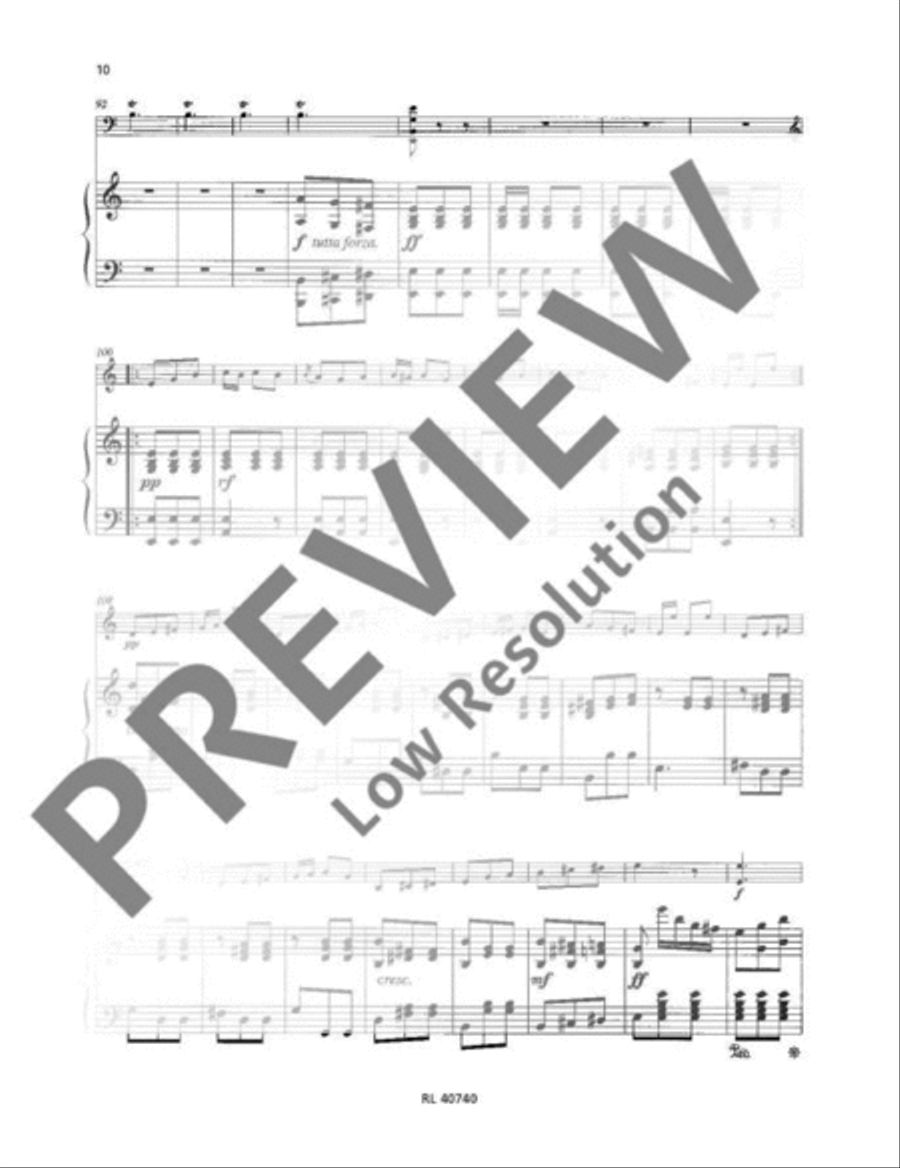 Introduction, Prière et Boléro Piano Accompaniment scores gallery preview page 11