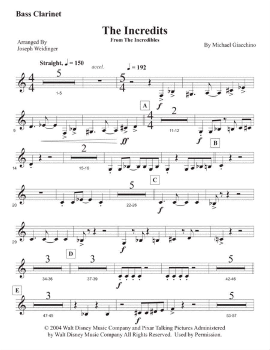The Incredits The Incredits Full Orchestra scores gallery preview page 5