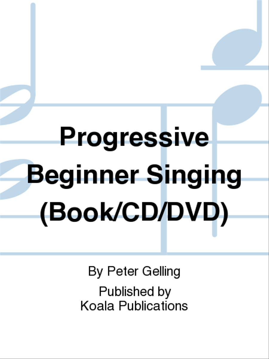 Progressive Beginner Singing (Book/CD/DVD) Voice scores gallery preview page 1