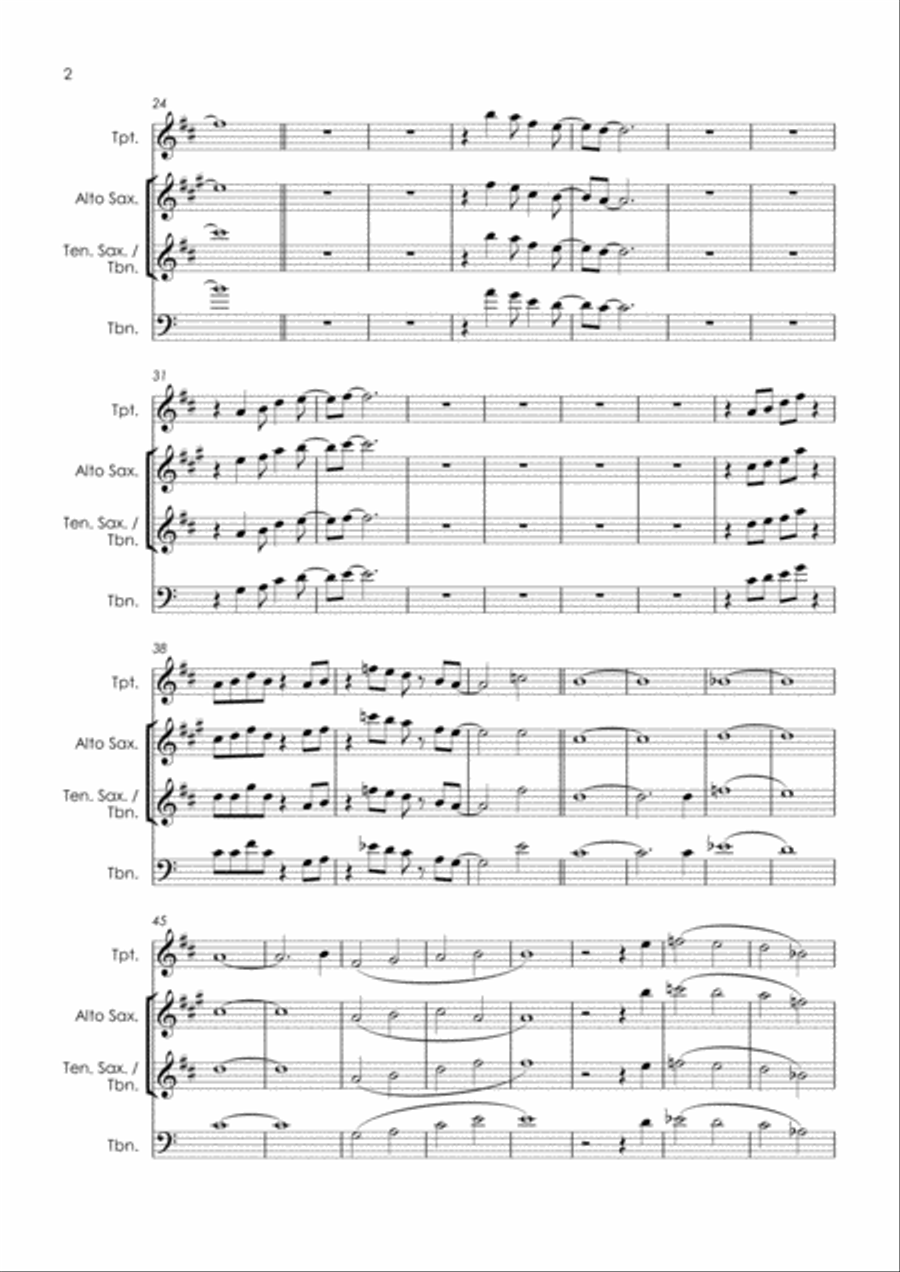 Bright Side Of The Road Bright Side Of The Road Tenor Saxophone scores gallery preview page 4
