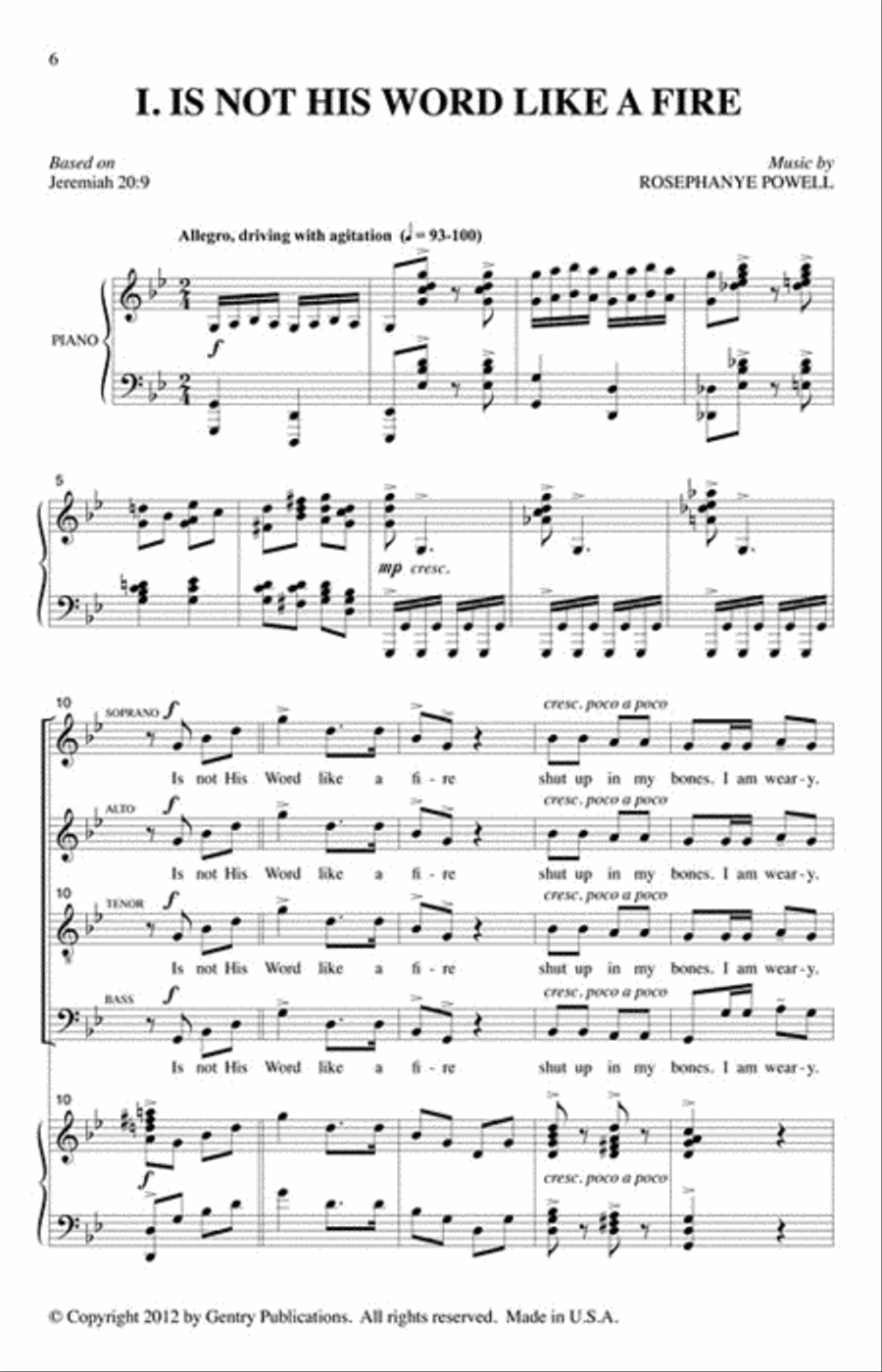 The Cry of Jeremiah Organ scores gallery preview page 2