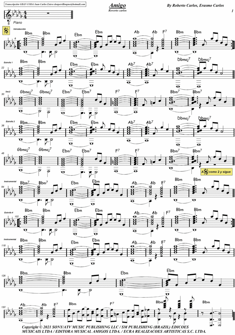 Amigo Amigo Brass Ensemble scores gallery preview page 1