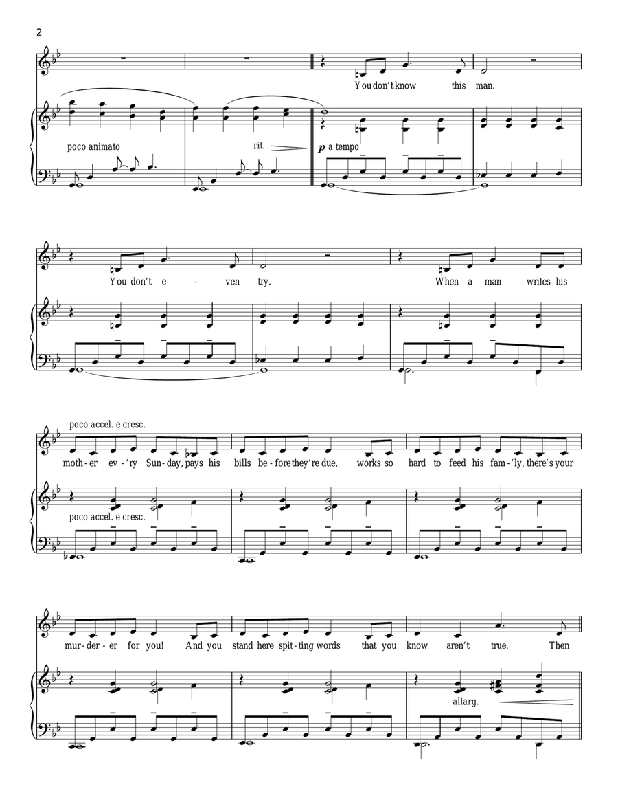 You Don't Know This Man (from Parade) Piano, Vocal scores gallery preview page 2
