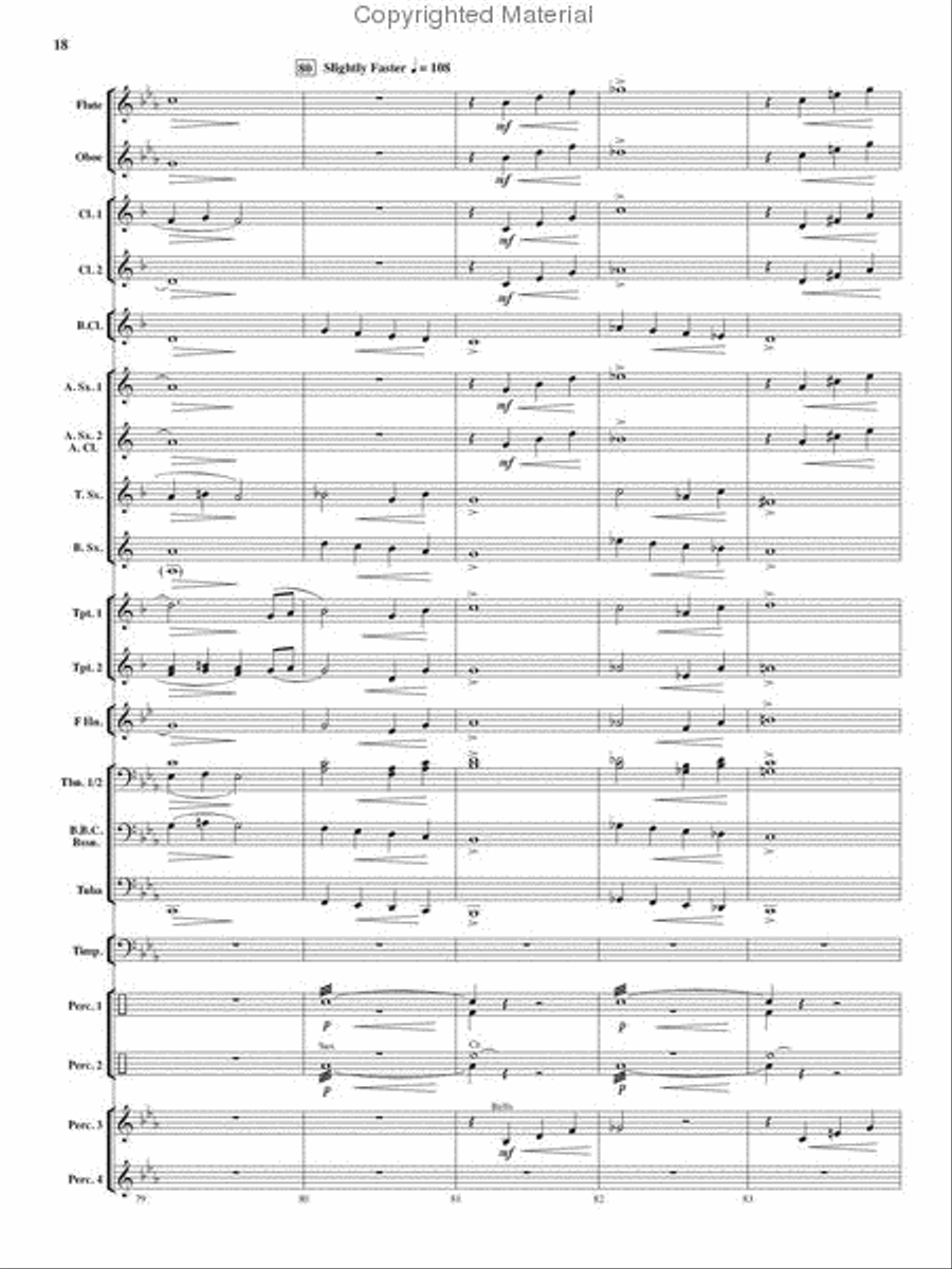 Tempest Rising Concert Band scores gallery preview page 17