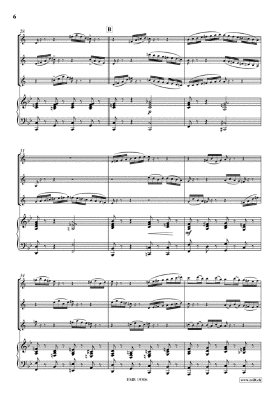 Moto Perpetuo Trumpet Trio scores gallery preview page 7
