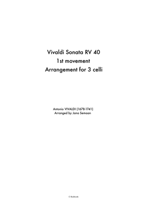 Sonata in E minor, RV 40 (1st movement)