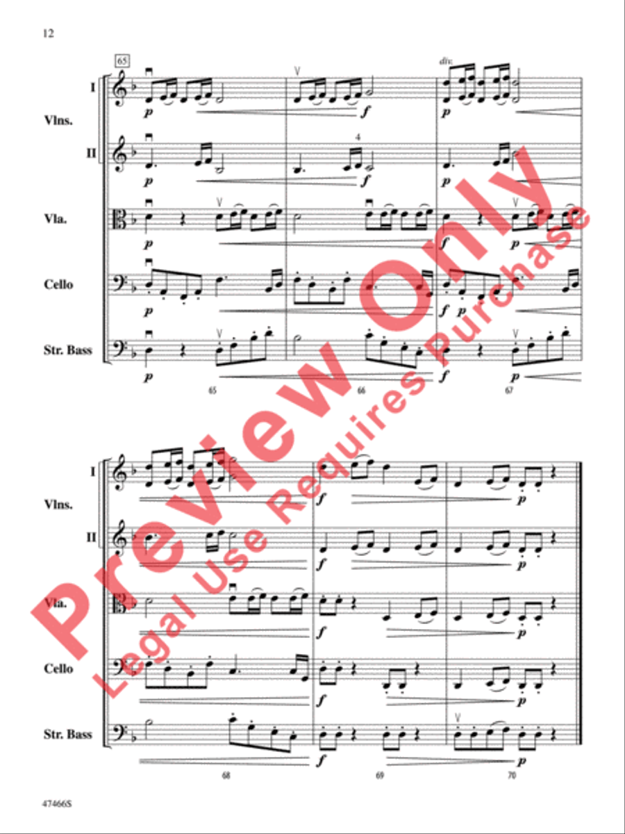 Ante Meridian String Orchestra scores gallery preview page 13