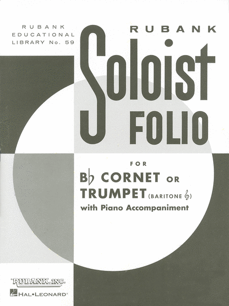 Soloist Folios - B Flat Cornet Or Trumpet And Piano
