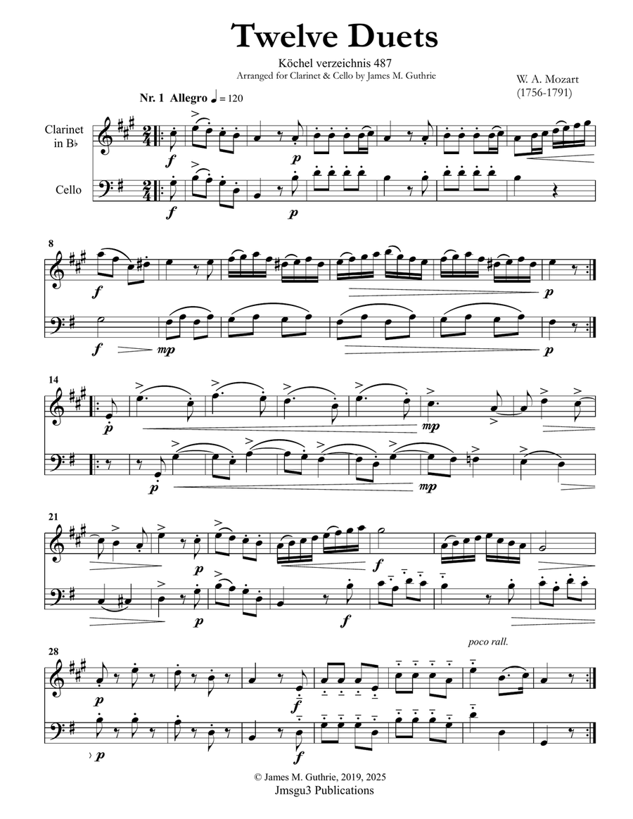 Mozart cello pieces 2025