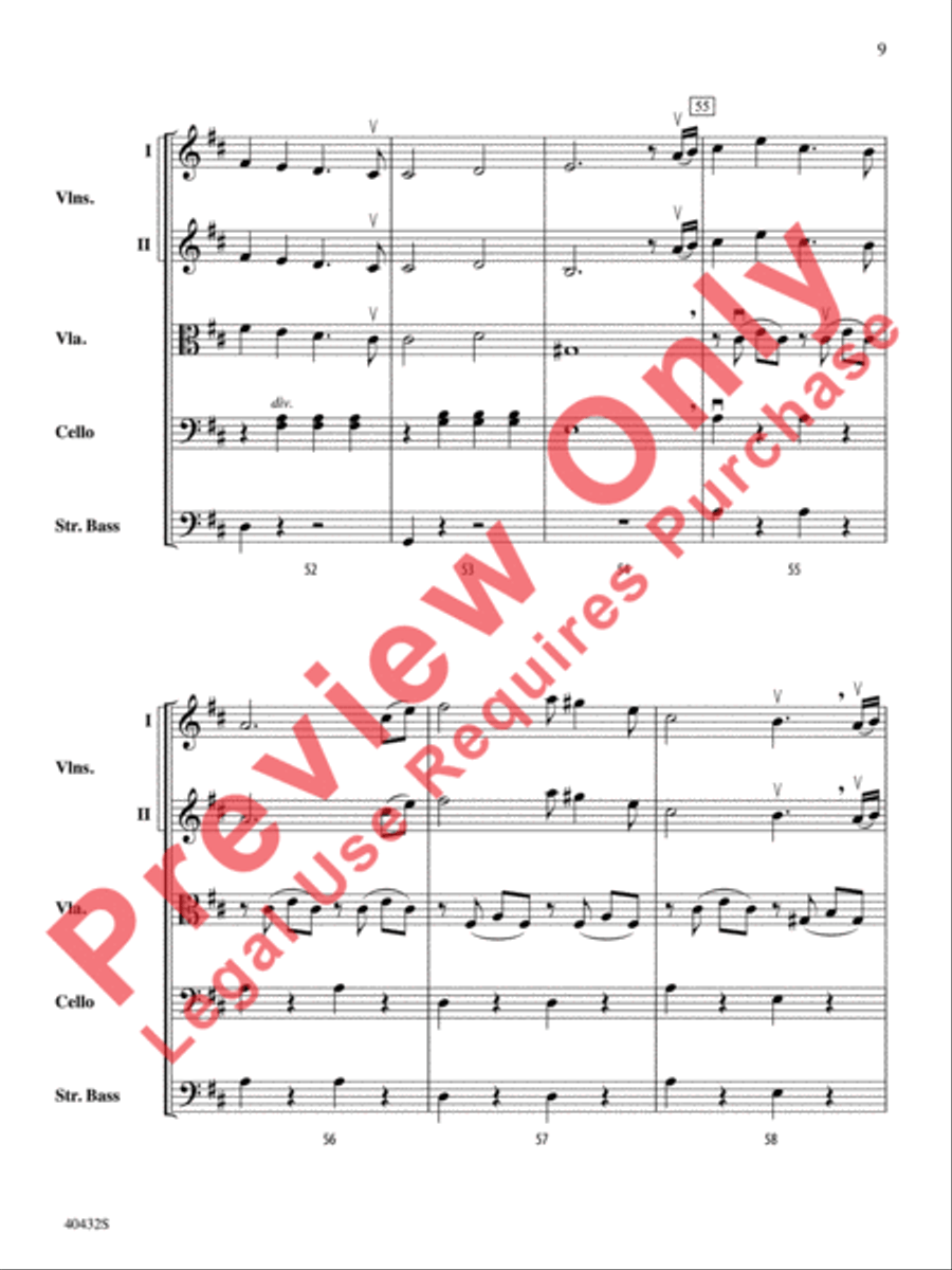 A Very Respectable Hobbit (from The Hobbit: An Unexpected Journey) String Orchestra scores gallery preview page 10