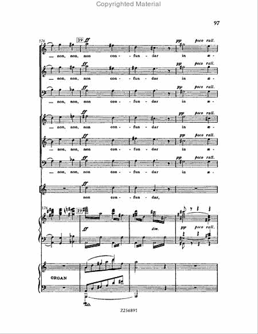 Te Deum, H 118 Choir scores gallery preview page 97