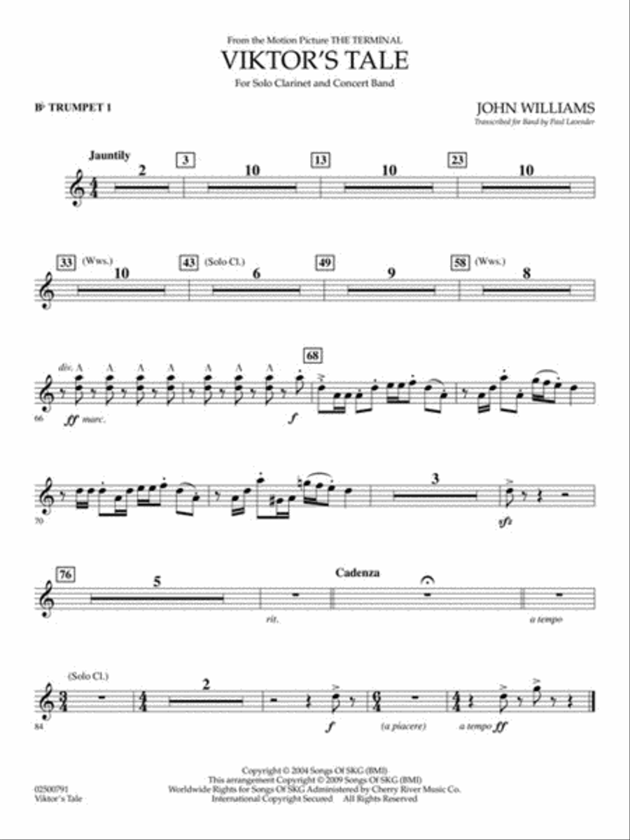 Viktor's Tale (from “The Terminal”) Concert Band scores gallery preview page 6