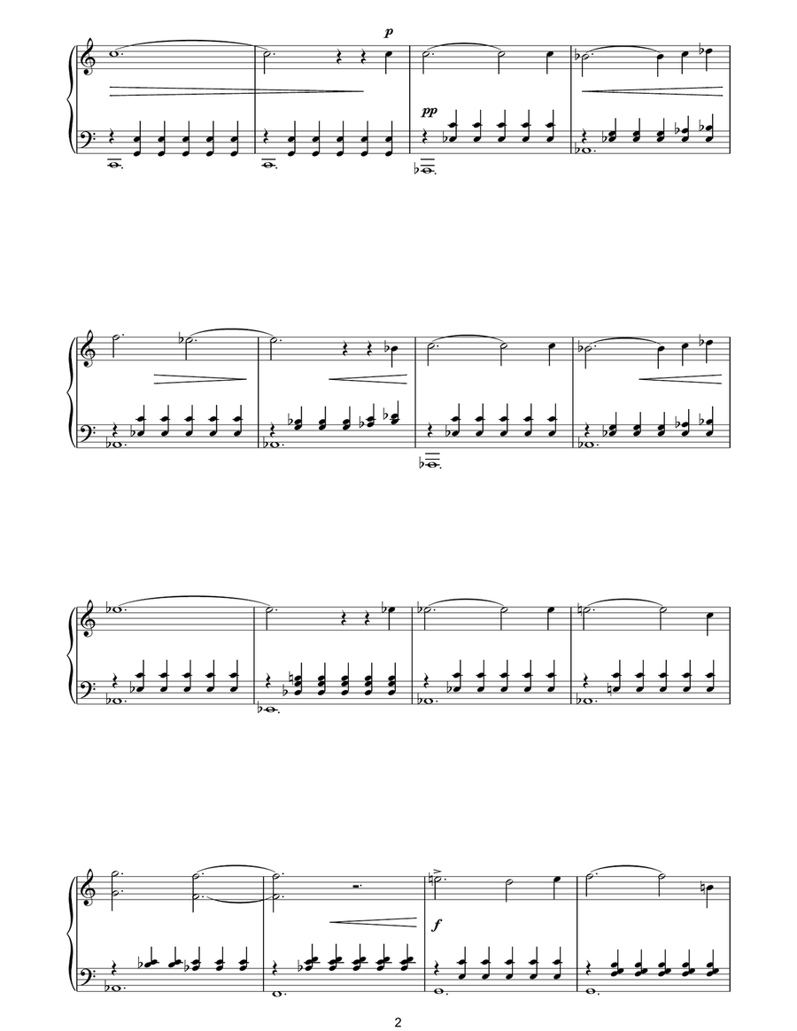 Stille ThrÄnen Piano Solo scores gallery preview page 2
