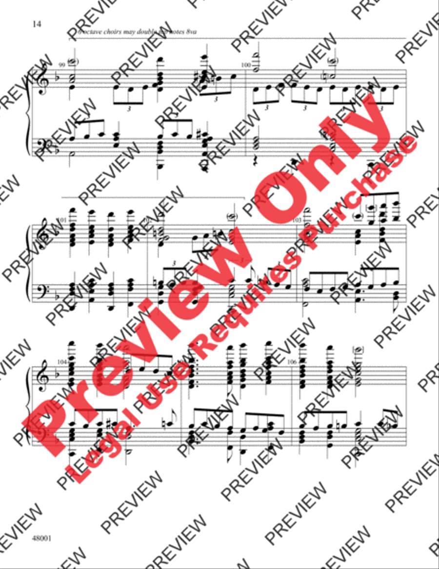 Jubilate Deo Handbell Choir scores gallery preview page 14