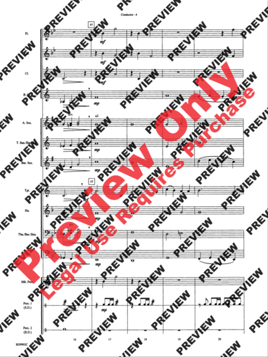 Then Come the Heroes Then Come the Heroes Concert Band scores gallery preview page 6
