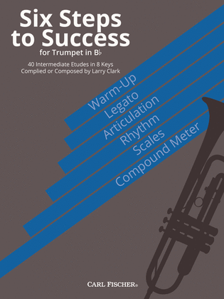 Book cover for Six Steps to Success for Trumpet