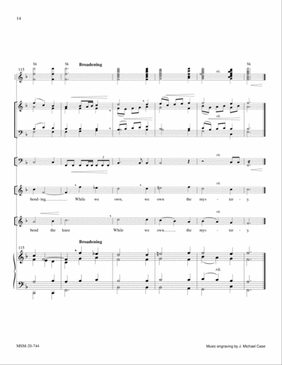 Holy God, We Praise Your Name Choir scores gallery preview page 7