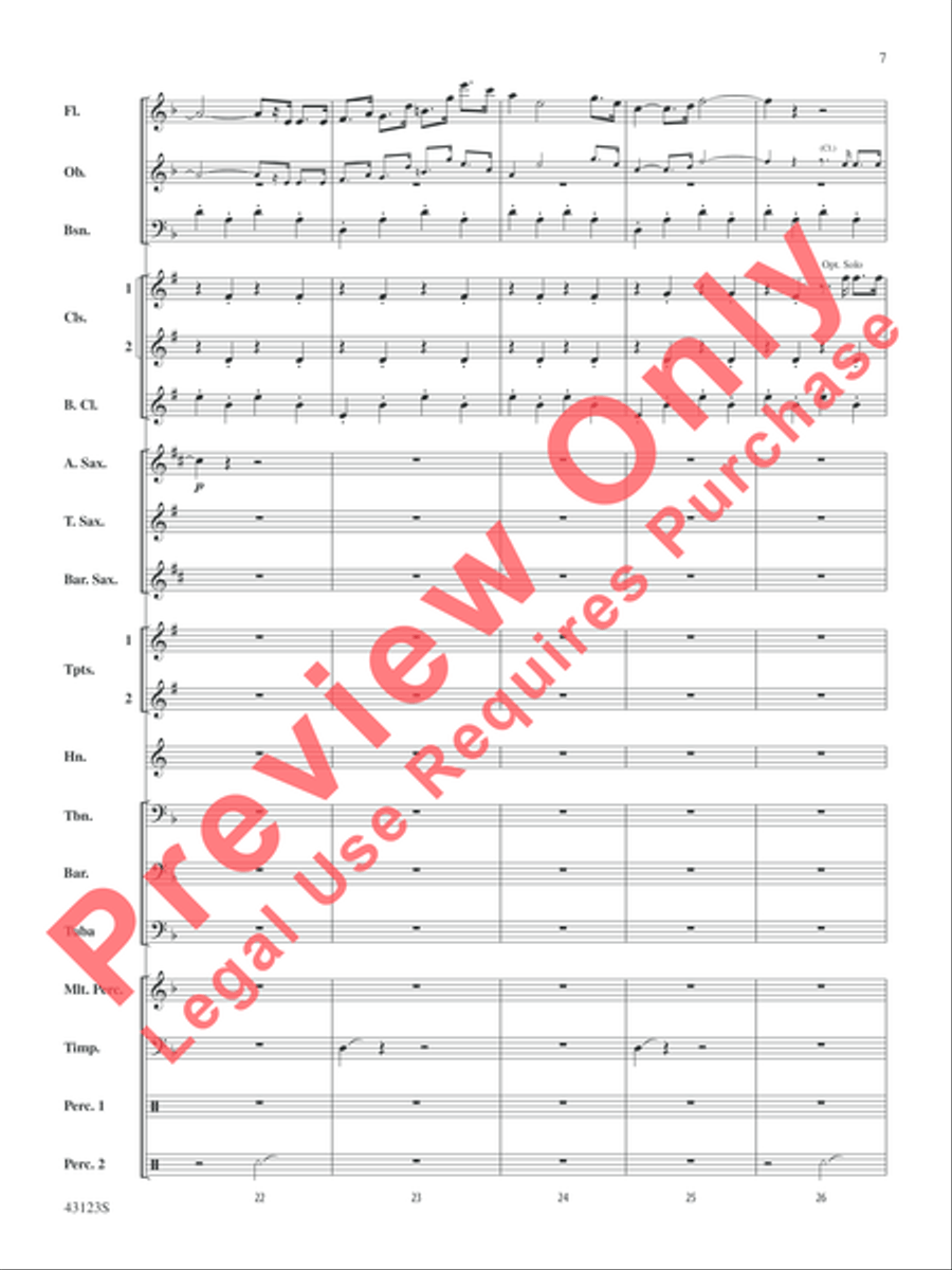 Minecraft Minecraft Concert Band scores gallery preview page 7