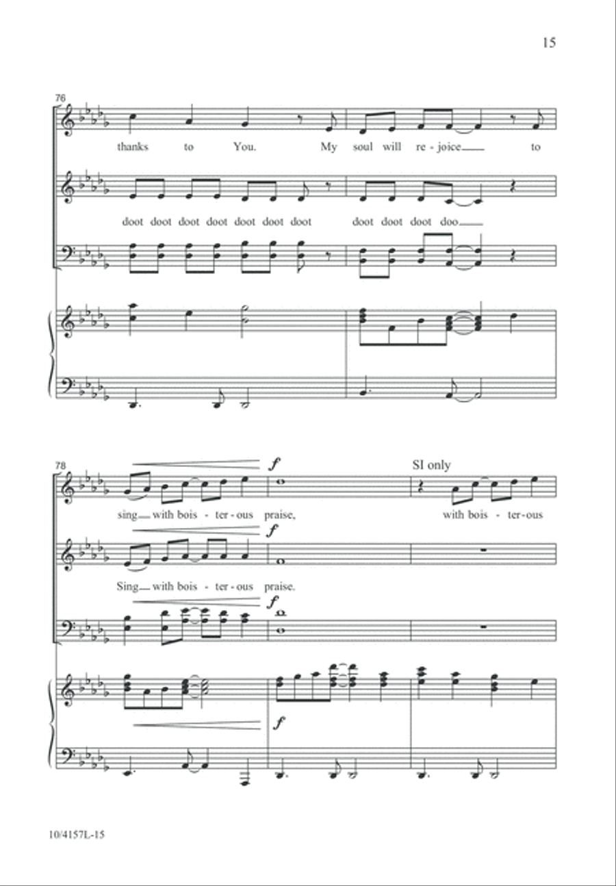 I Bring a Heart of Thanks 4-Part scores gallery preview page 16