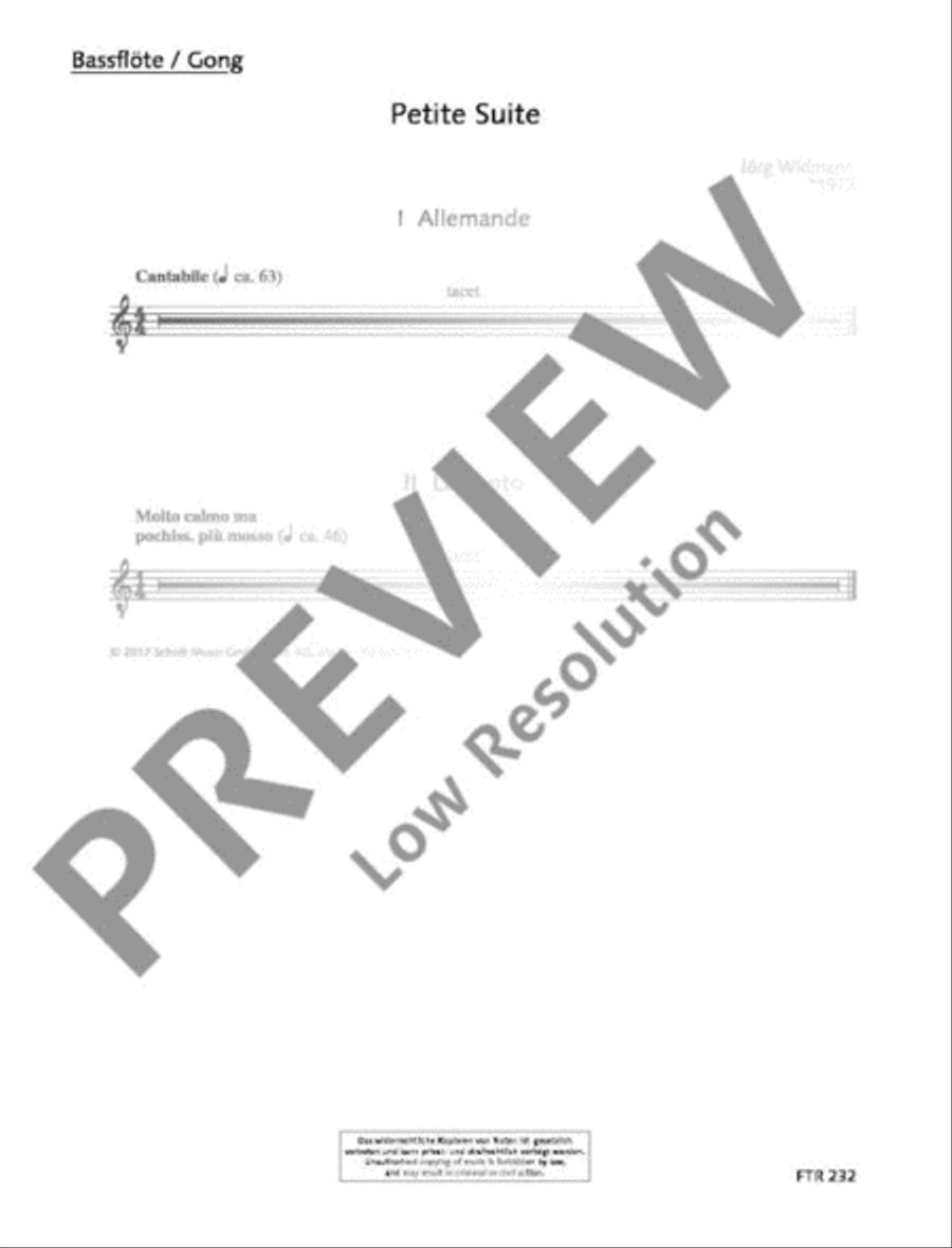 Petite Suite Flute scores gallery preview page 9