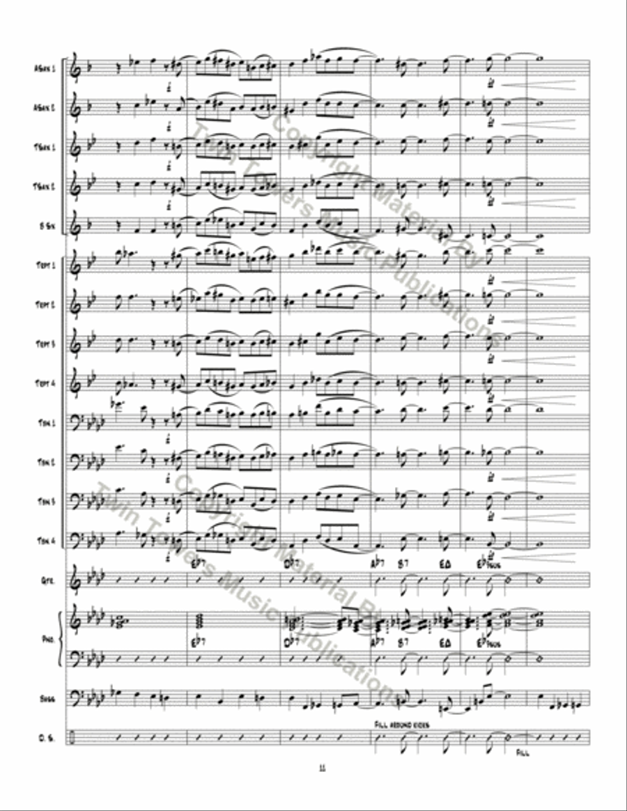 Junk Mix and Hubcap Sale Jazz Ensemble scores gallery preview page 12