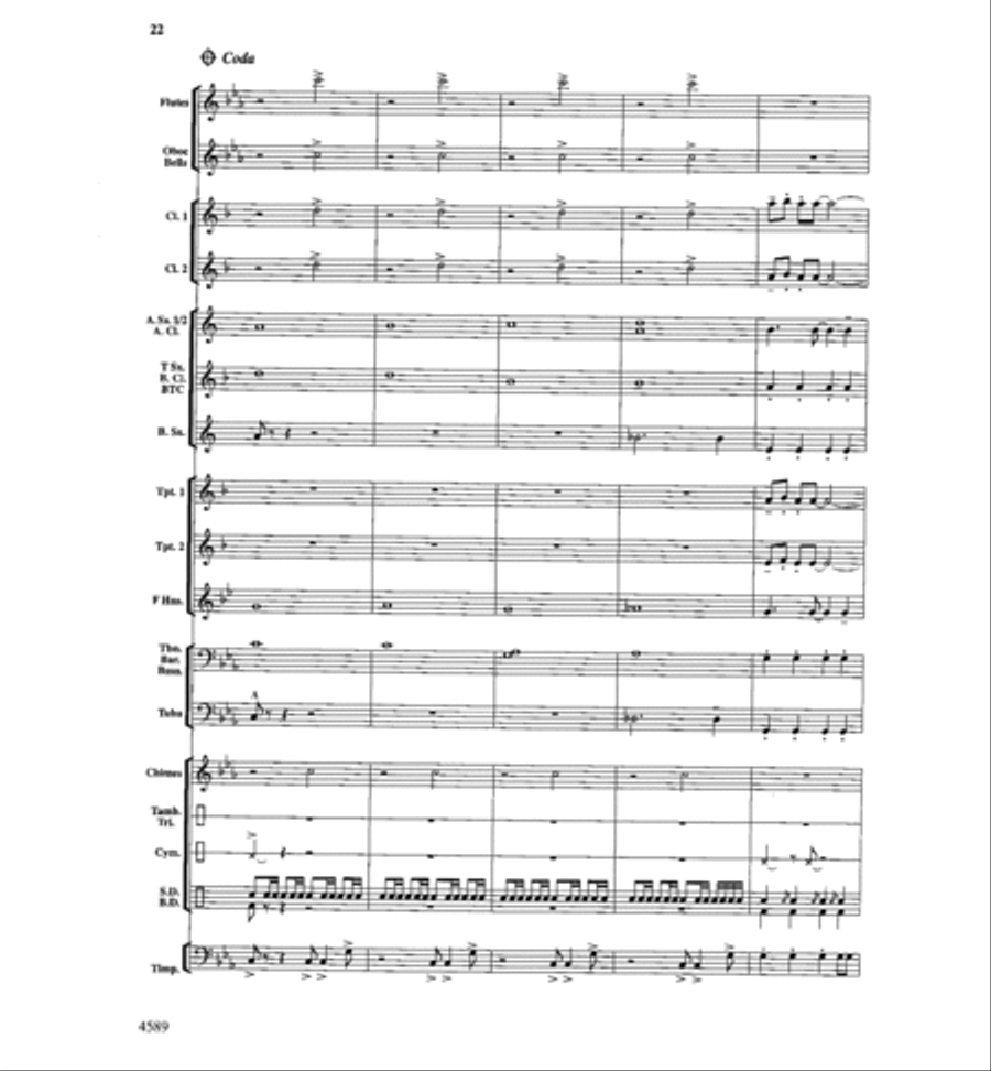 Copper Mountain Legend Copper Mountain Legend Concert Band scores gallery preview page 23