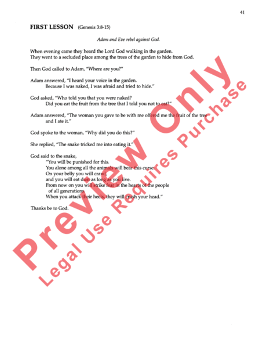A Festival of Lessons and Carols Choir scores gallery preview page 42
