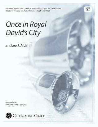 Once in Royal David's City Handbell Part (Digital Download)