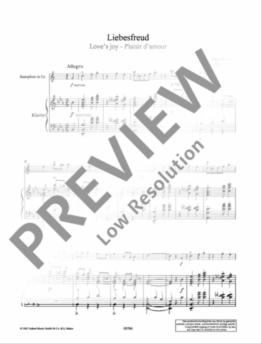Love's Joy - Love's Sorrow Piano Accompaniment scores gallery preview page 4