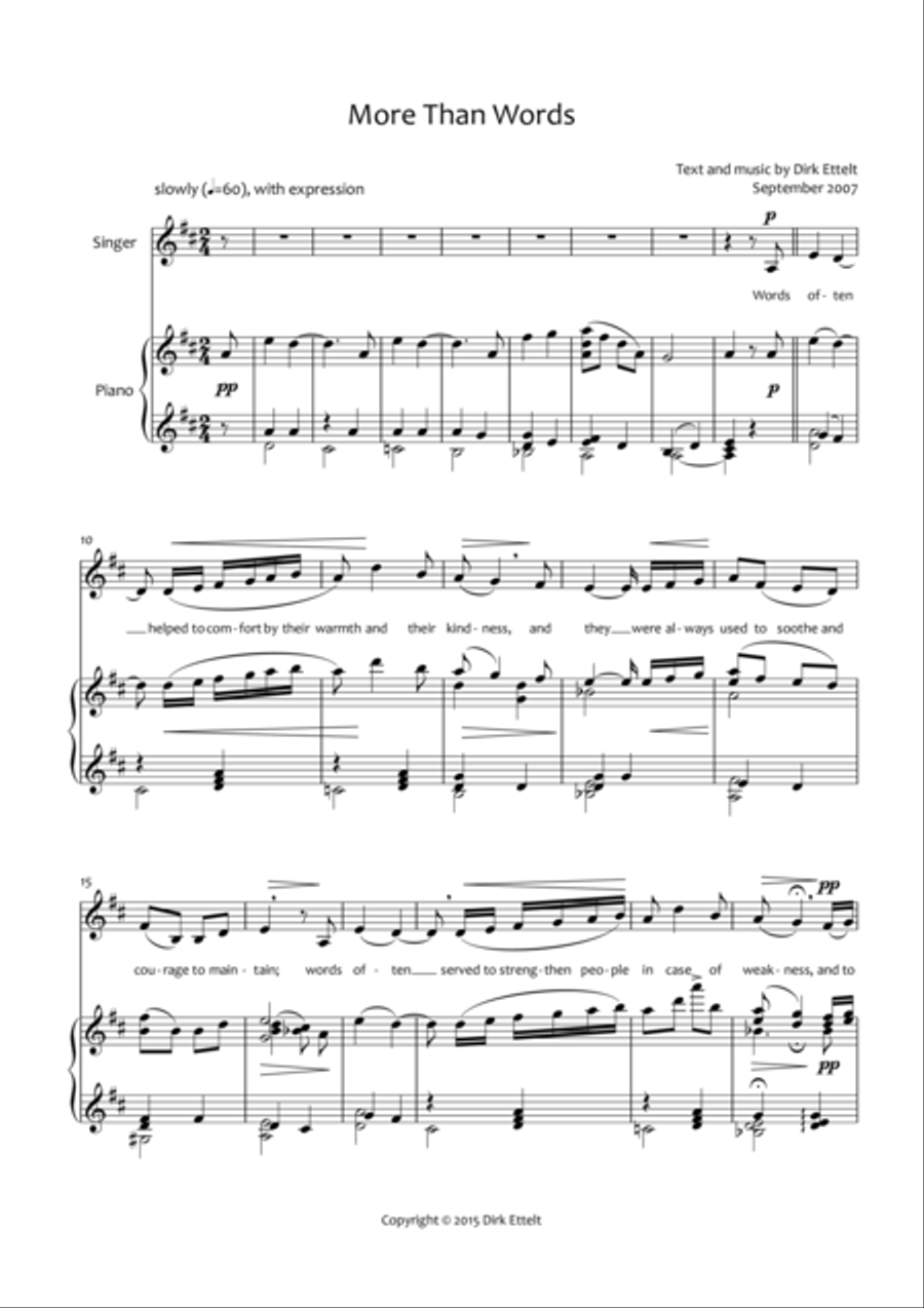 More Than Words More Than Words Voice scores gallery preview page 1
