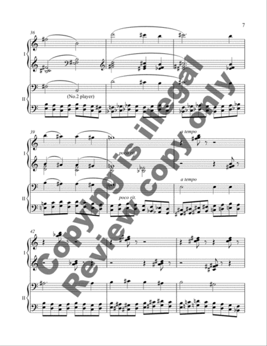 Variations on an Original Theme (Organ Duet) Organ scores gallery preview page 12