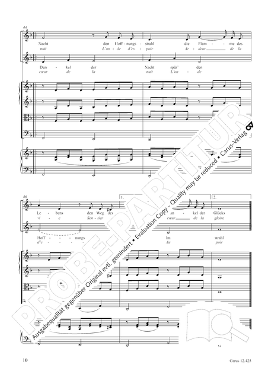 Die Kinder des Monsieur Mathieu (arr. R. Butz) chorissimo! Score scores gallery preview page 11