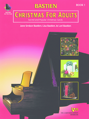 Book cover for Bastien For Adults - Christmas, Book 1 (Book & CD)