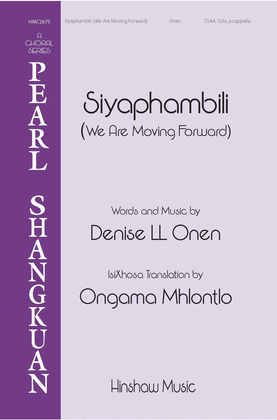 Book cover for Siyaphambili (We Are Moving Forward)