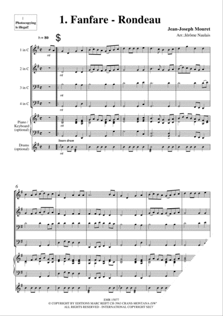 Brass Quartets Vol. 20 Brass Ensemble scores gallery preview page 3