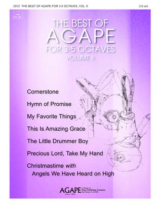 Book cover for The Best of Agape for 3-5 Octaves, Vol. 6-Digital Download