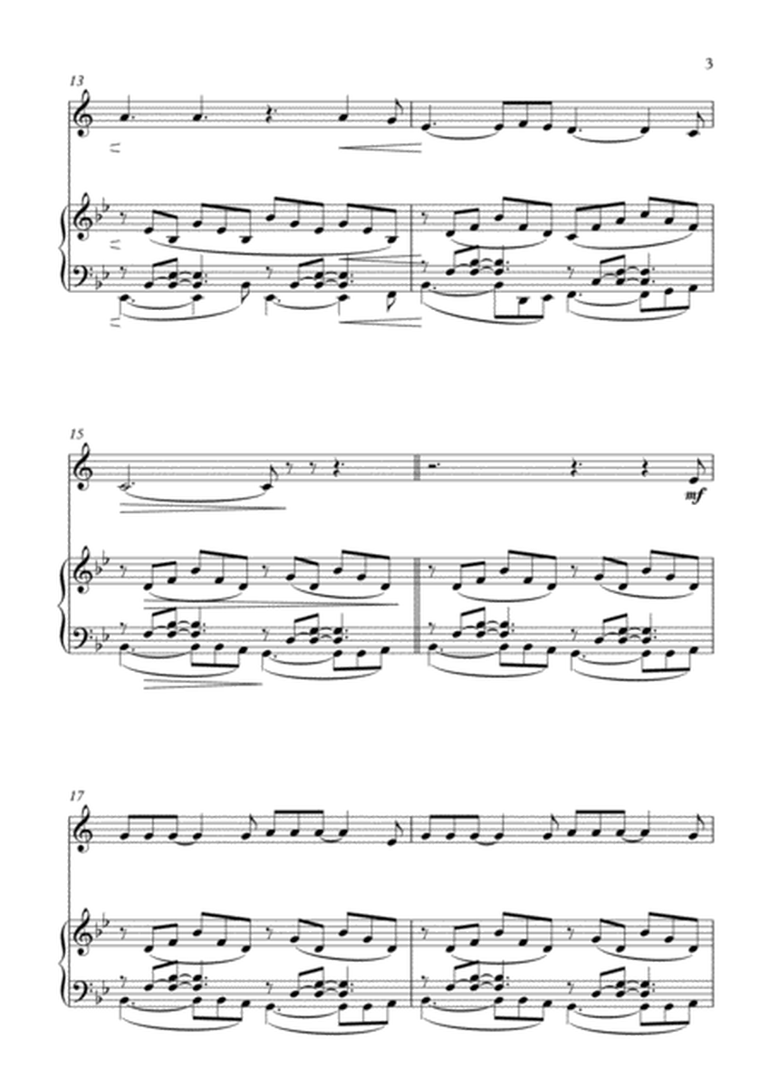 Hallelujah - Leonard Cohen - Clarinet in Bb, Piano