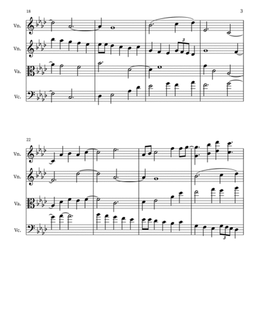 Z 37 (pas) for String Quartet