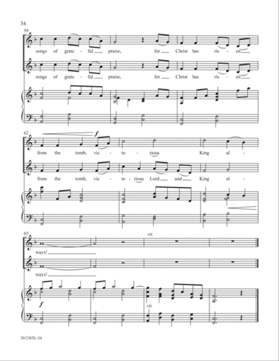 Simply Natalie Sleeth Unison Choir scores gallery preview page 35