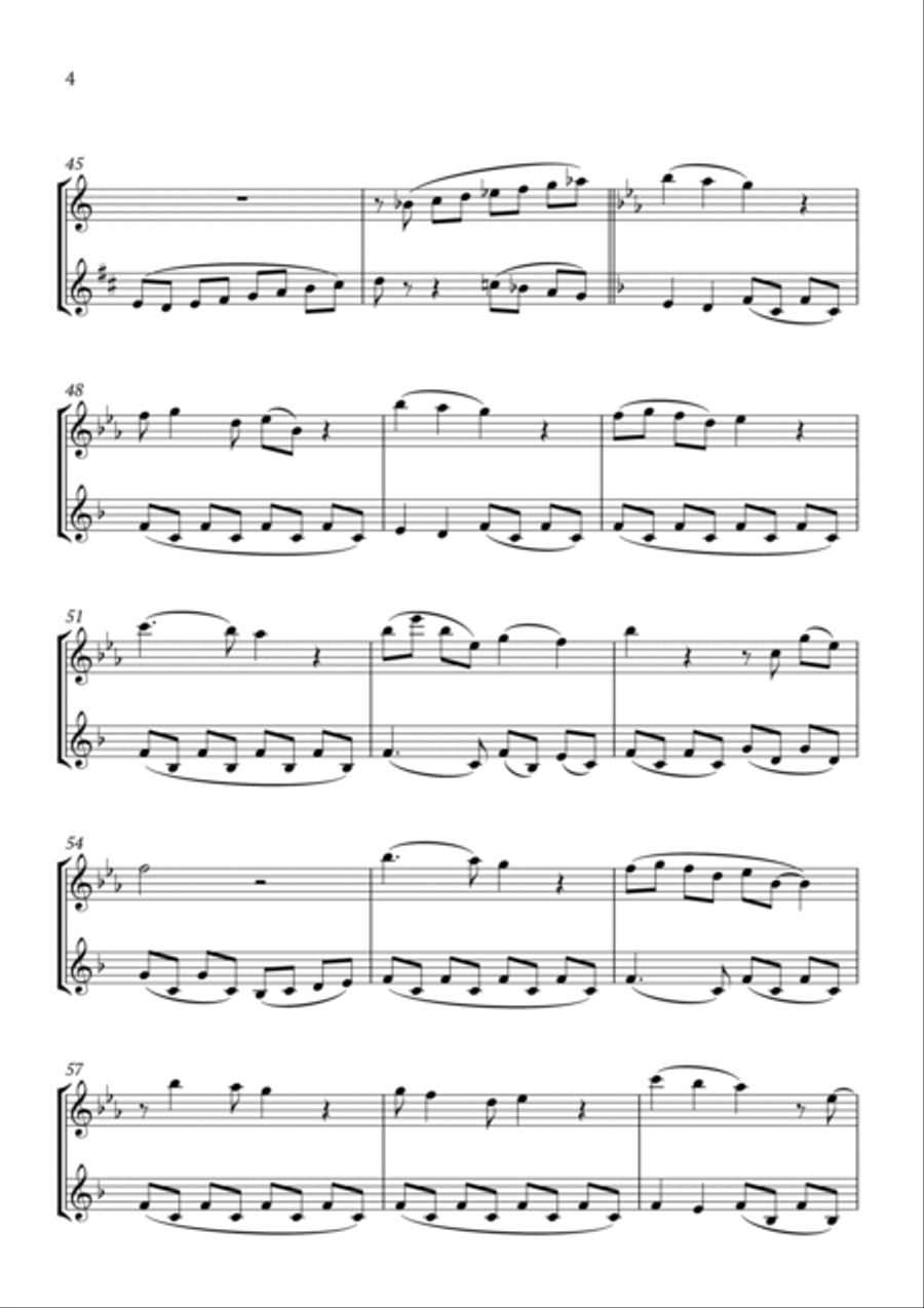 I See The Light I See The Light Woodwind Duet scores gallery preview page 4