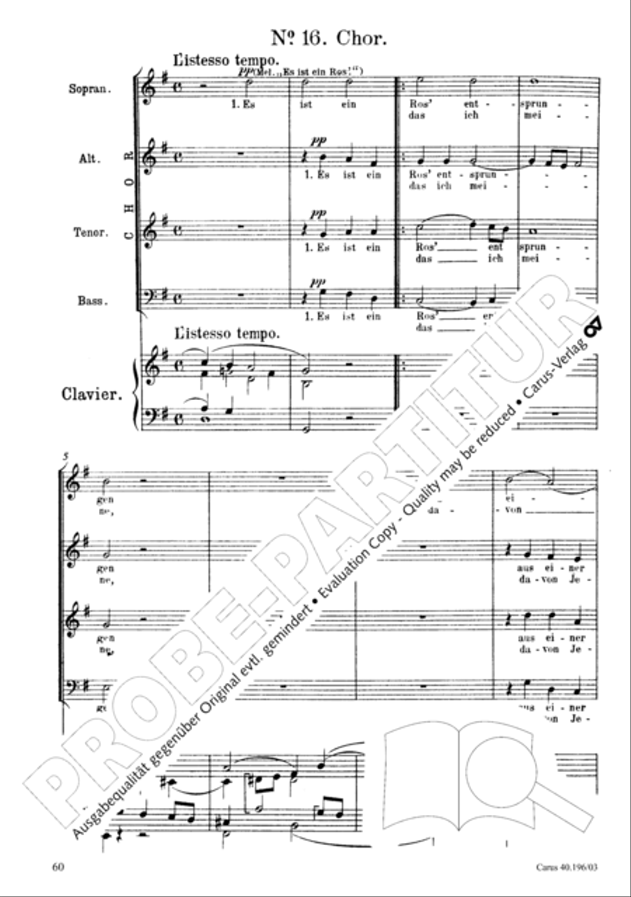 Die Geburt Christi SSA scores gallery preview page 61