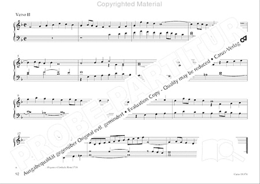 Organo pleno. Orgelstucke zum Ein- und Auszug Organ Solo scores gallery preview page 100